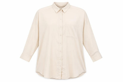 Womens UK Size M Monki Ivory Basic Button-Up
