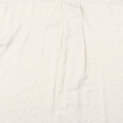Womens UK Size M Monki Ivory Basic Button-Up