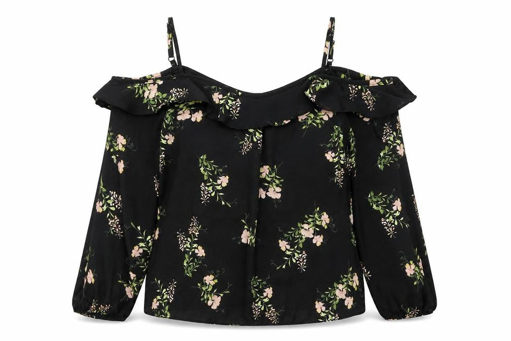 Womens UK Size 8 Dorothy Perkins Black Basic Blouse