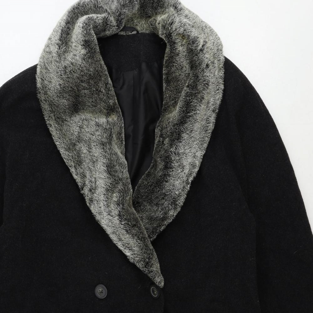 Womens UK Size 12 St Michael Grey Overcoat