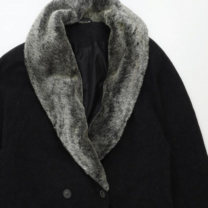 Womens UK Size 12 St Michael Grey Overcoat