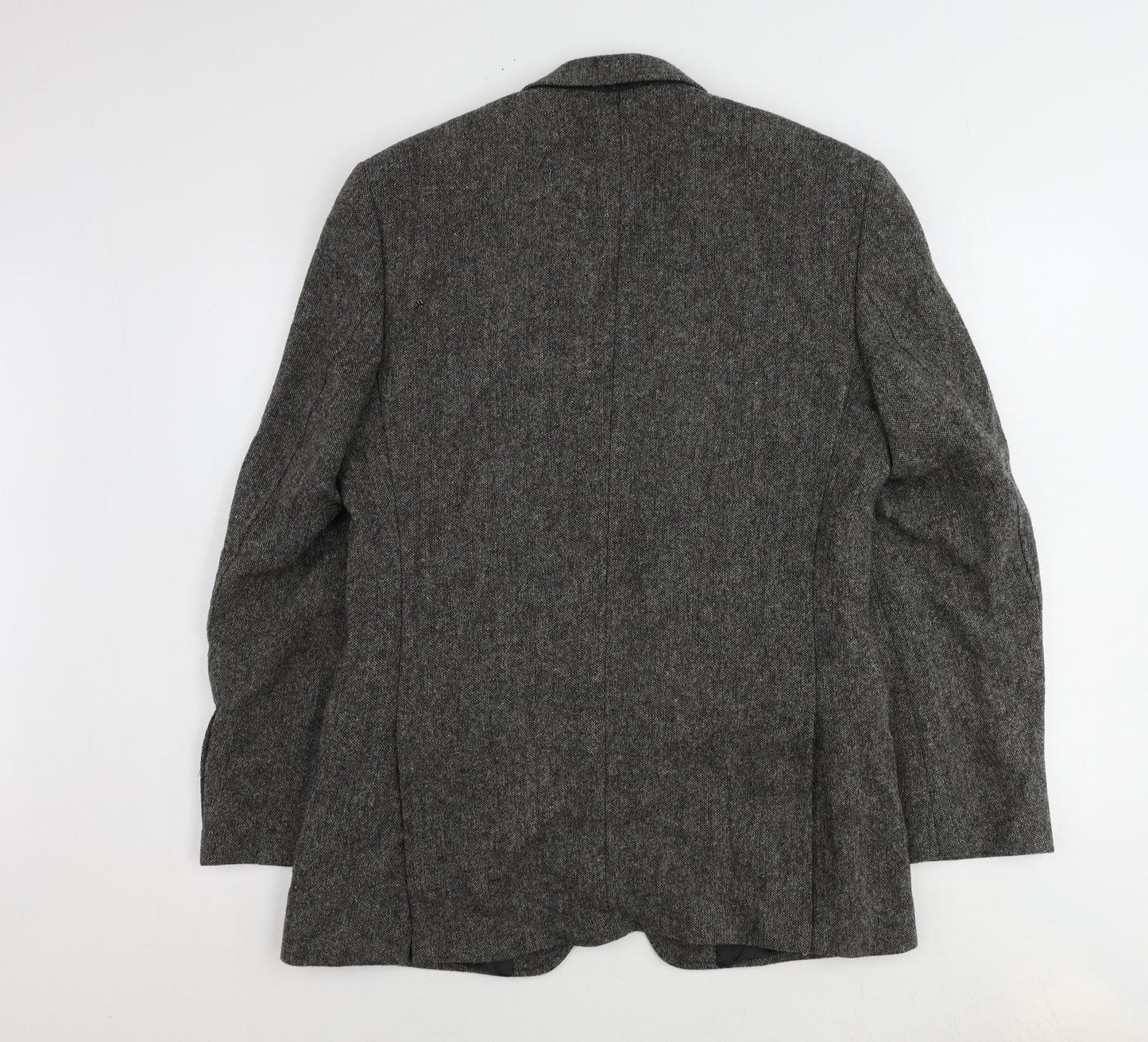 Mens UK Size 38 Racing Green Regular Grey Suit Jacket