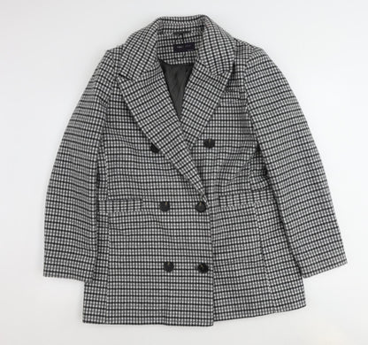 Womens UK Size 14 Marks and Spencer Grey Overcoat