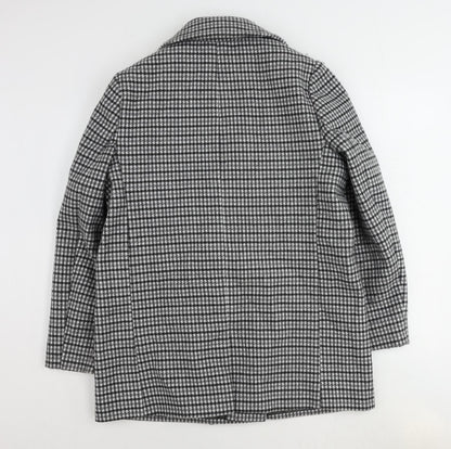 Womens UK Size 14 Marks and Spencer Grey Overcoat