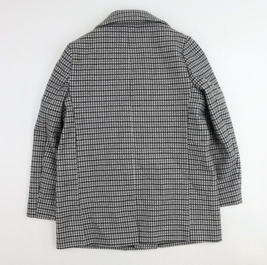 Womens UK Size 14 Marks and Spencer Grey Overcoat