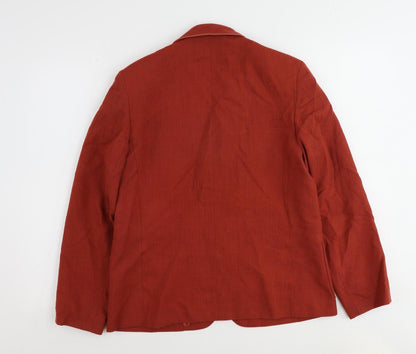 Womens UK Size 14 Planet Regular Red Suit Jacket