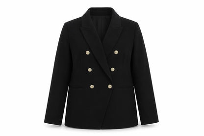 Forever New Womens Black Polyester Jacket Suit Jacket Size 14