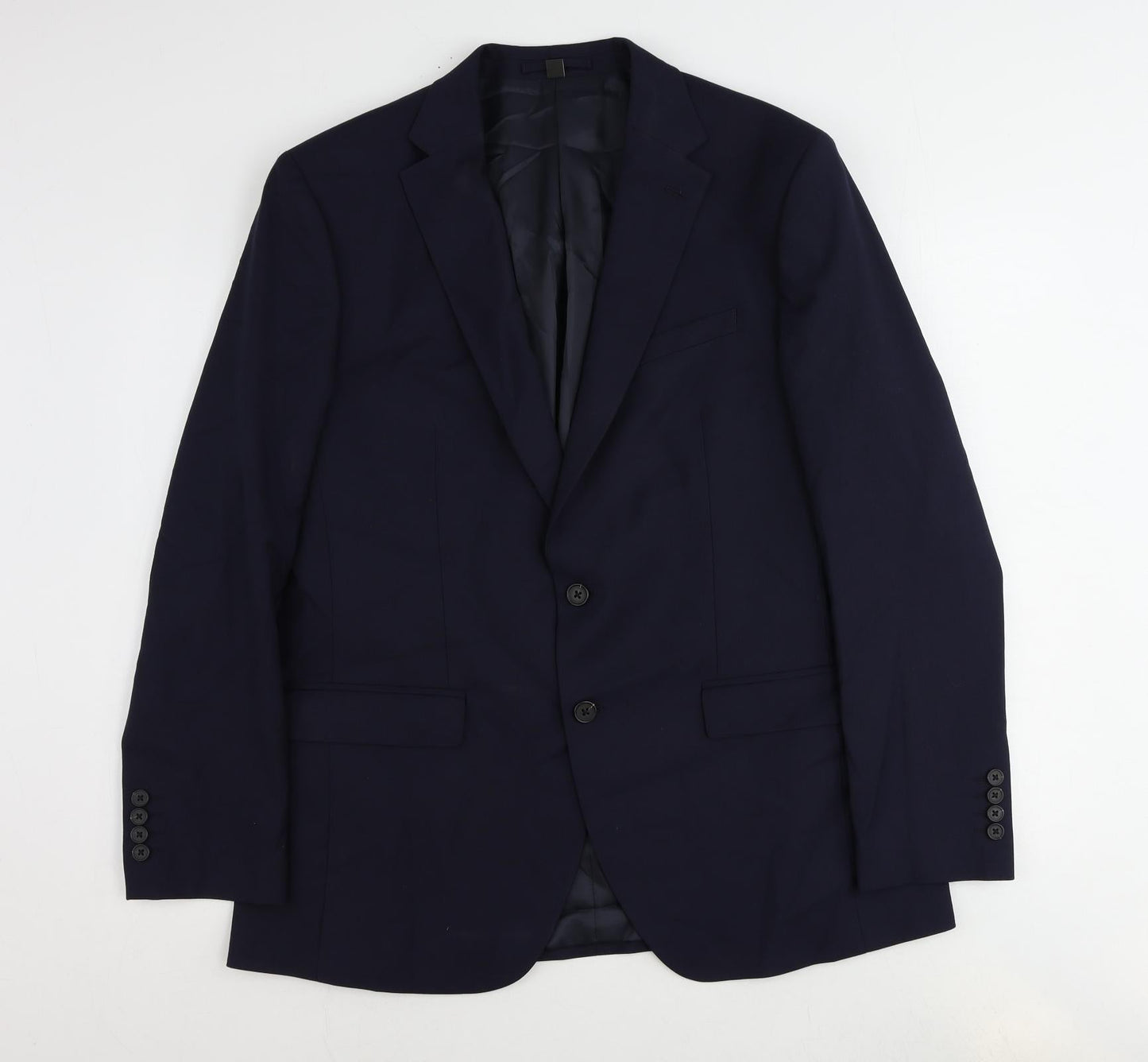Mens UK Size 44 Marks and Spencer Regular Blue Suit Jacket