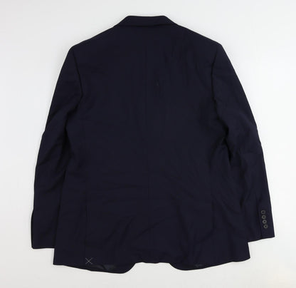 Mens UK Size 44 Marks and Spencer Regular Blue Suit Jacket