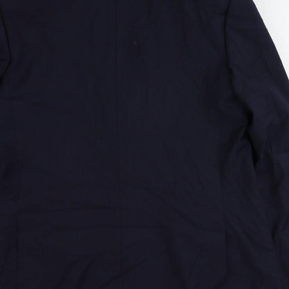 Mens UK Size 44 Marks and Spencer Regular Blue Suit Jacket