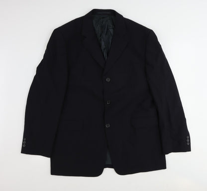 Mens UK Size 42 Tom English Regular Blue Suit Jacket