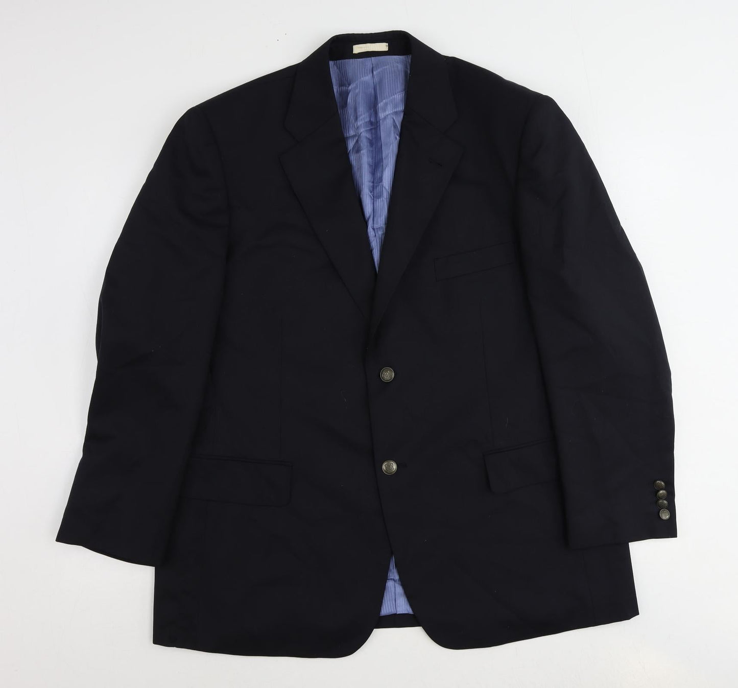 Mens UK Size 44 Greenwoods Regular Blue Suit Jacket