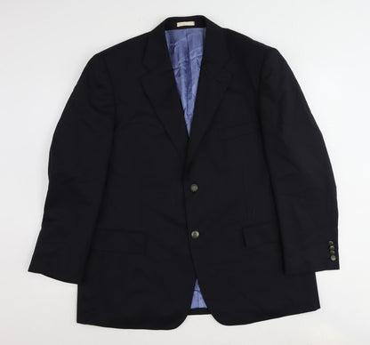 Mens UK Size 44 Greenwoods Regular Blue Suit Jacket