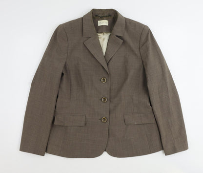 Womens UK Size 12 Planet Regular Brown Blazer