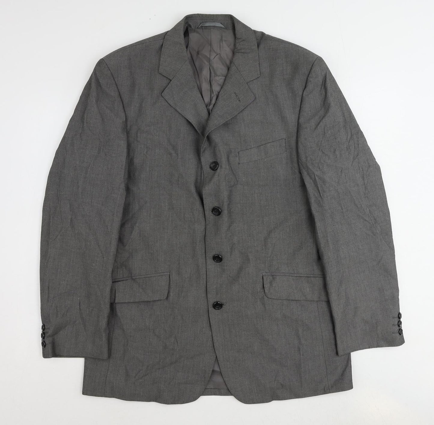 Mens UK Size 40 Jonathan Adams Regular Grey Suit Jacket