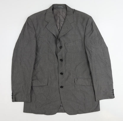 Mens UK Size 40 Jonathan Adams Regular Grey Suit Jacket