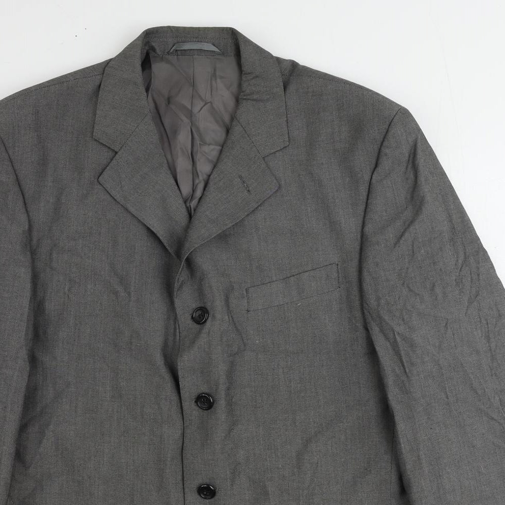 Mens UK Size 40 Jonathan Adams Regular Grey Suit Jacket