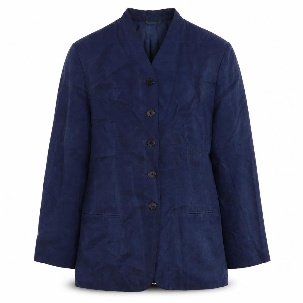 Womens UK Size 12 Equation Regular Blue Blazer
