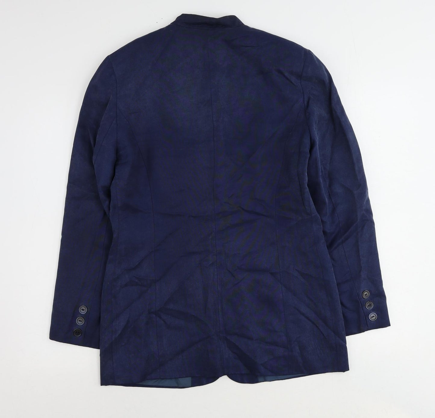Womens UK Size 12 Equation Regular Blue Blazer