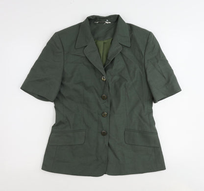 Womens UK Size 12 St Bernard Green Jacket