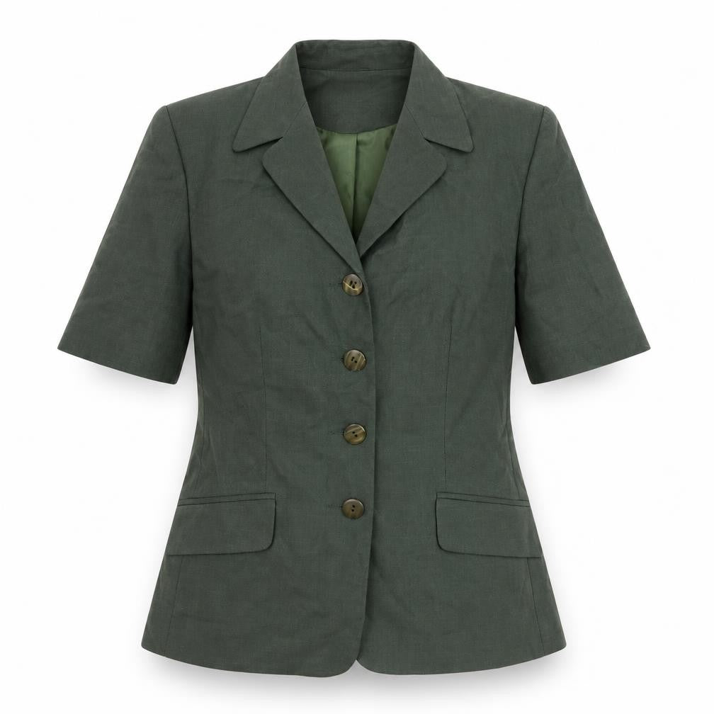 Womens UK Size 12 St Bernard Green Jacket
