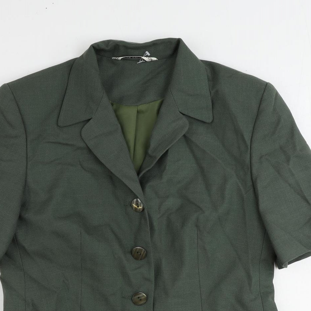 Womens UK Size 12 St Bernard Green Jacket