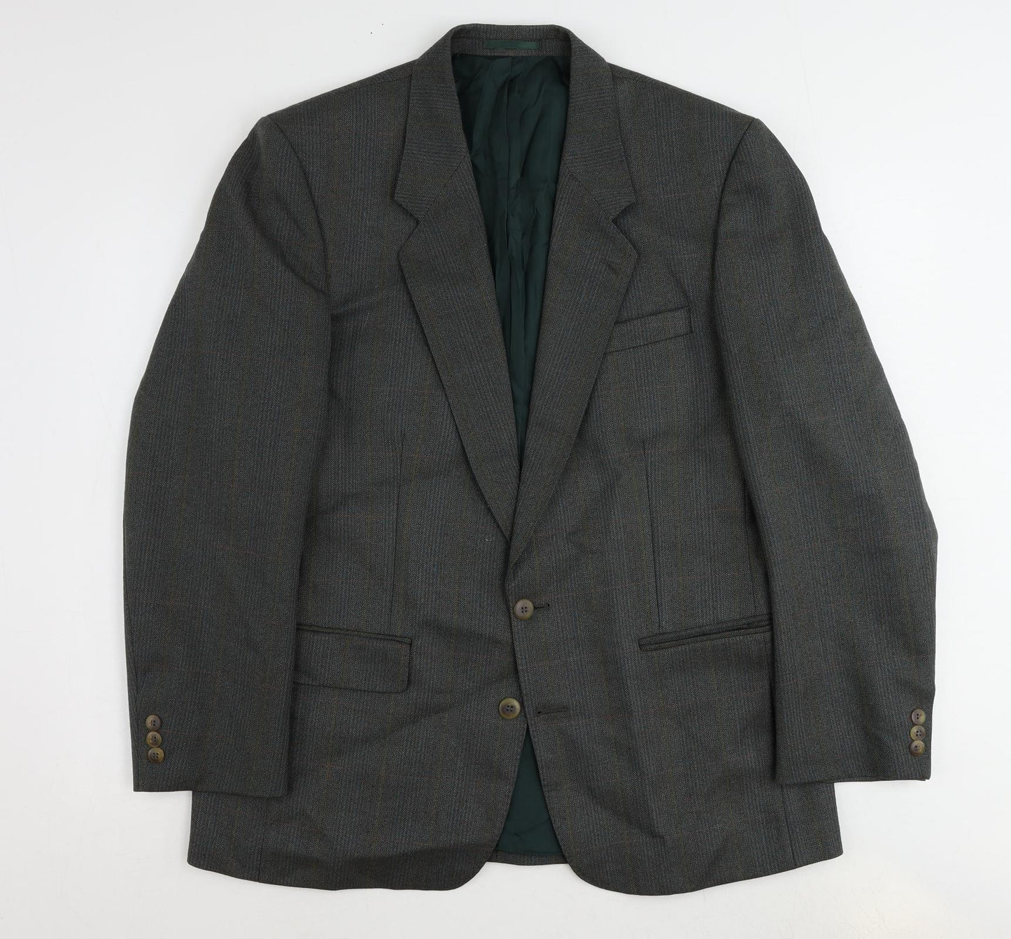 Mens UK Size 40 Dunn & Co Regular Green Suit Jacket