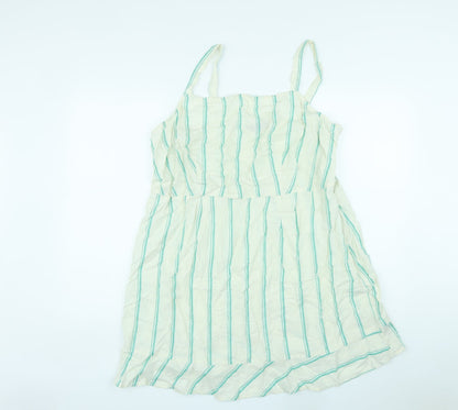 Womens UK Size 22 Marks and Spencer Ivory Basic Tank