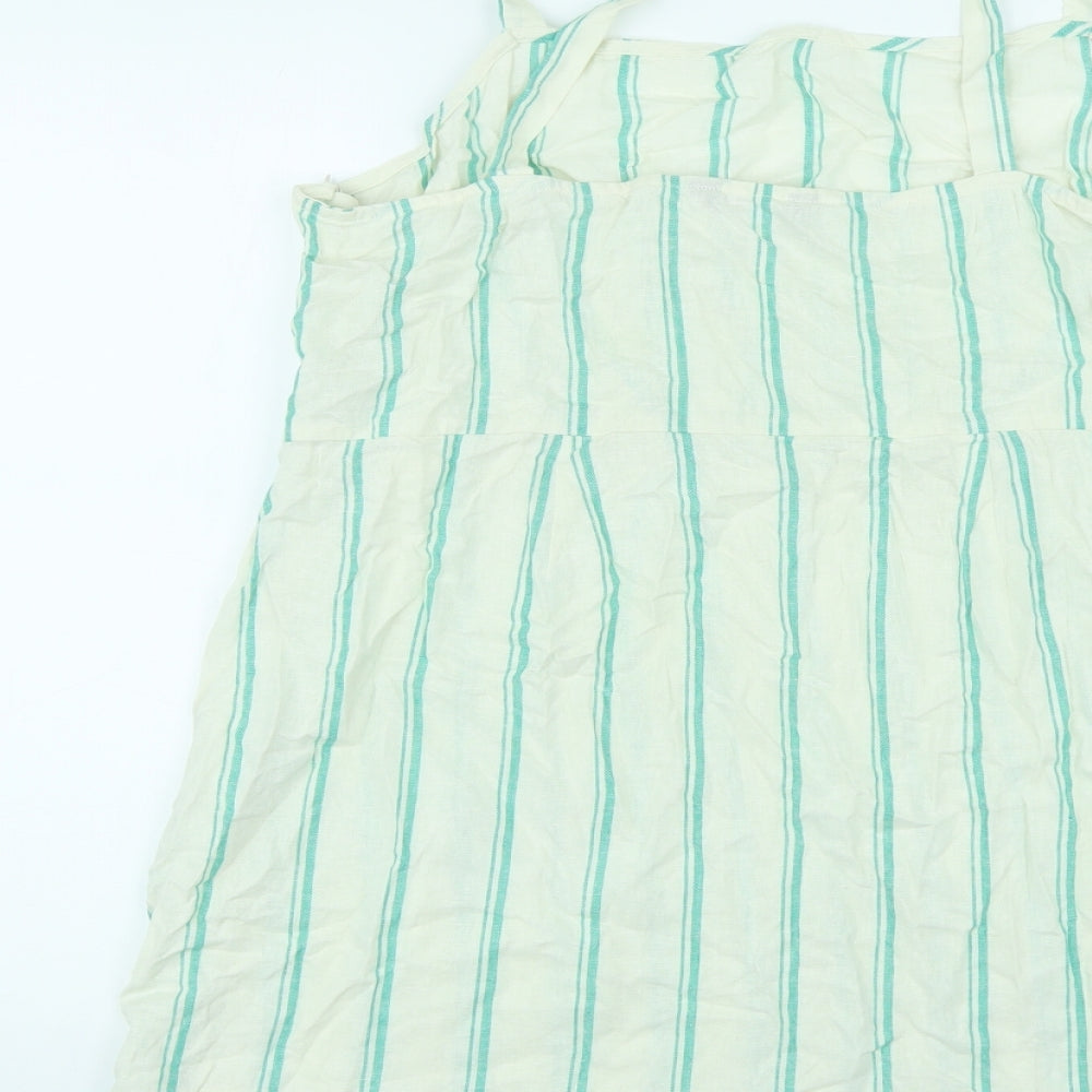 Womens UK Size 22 Marks and Spencer Ivory Basic Tank