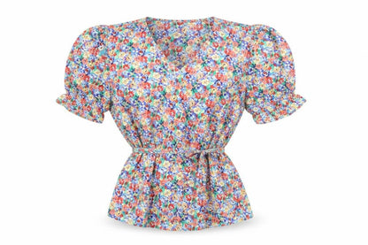 Womens UK Size 8 Marks and Spencer Multicoloured Basic Blouse