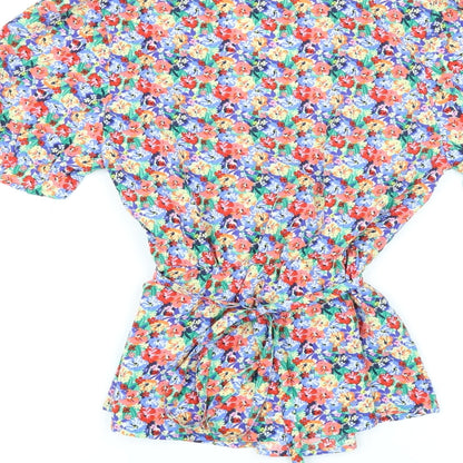 Womens UK Size 8 Marks and Spencer Multicoloured Basic Blouse