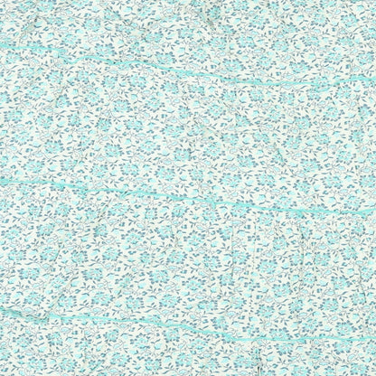 Per Una Womens Green Floral Viscose A-Line Skirt Size 20 in