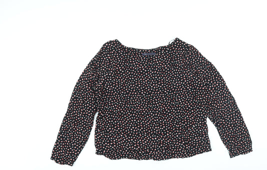 Womens UK Size 14 Marks and Spencer Black Basic Blouse