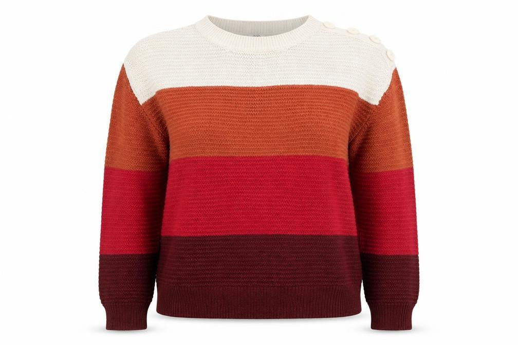Womens UK Size M OVS Multicoloured Pullover Jumper