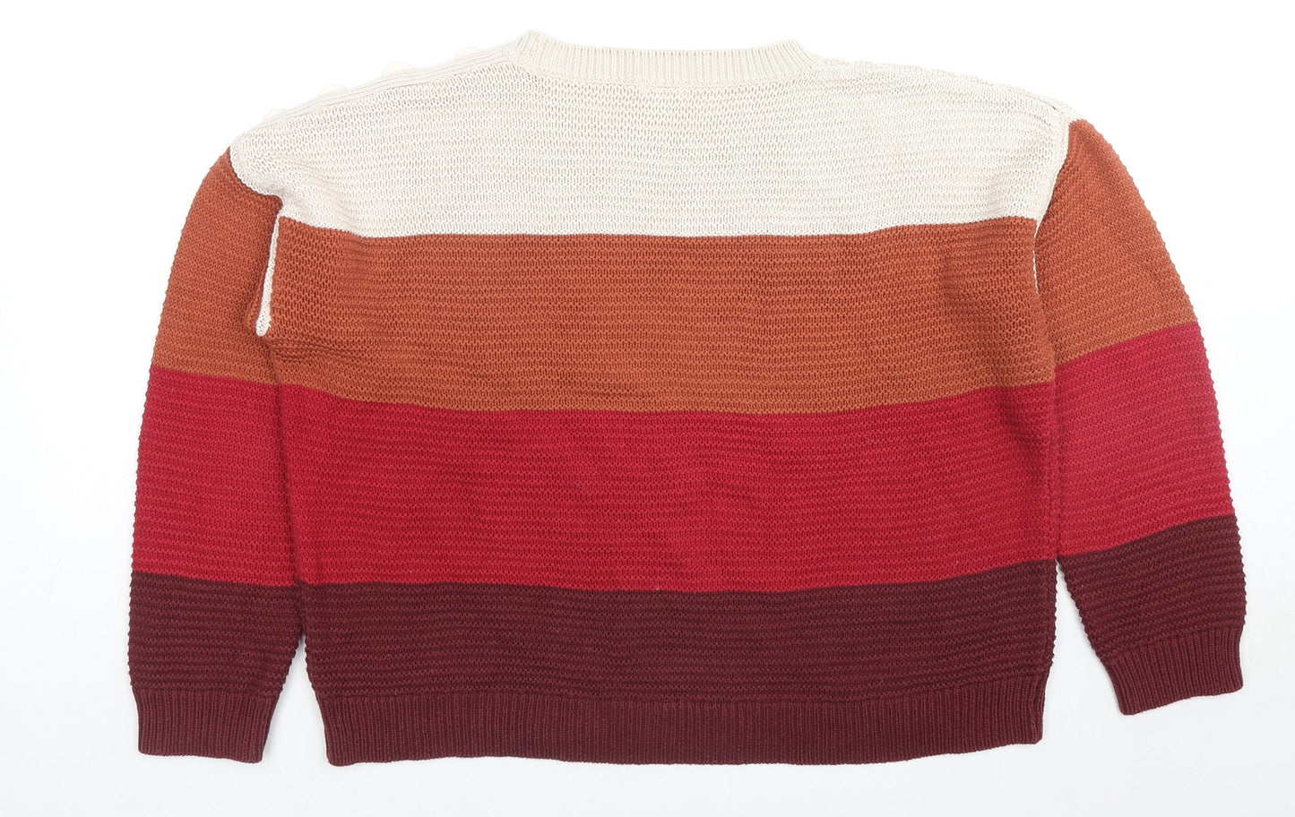 Womens UK Size M OVS Multicoloured Pullover Jumper