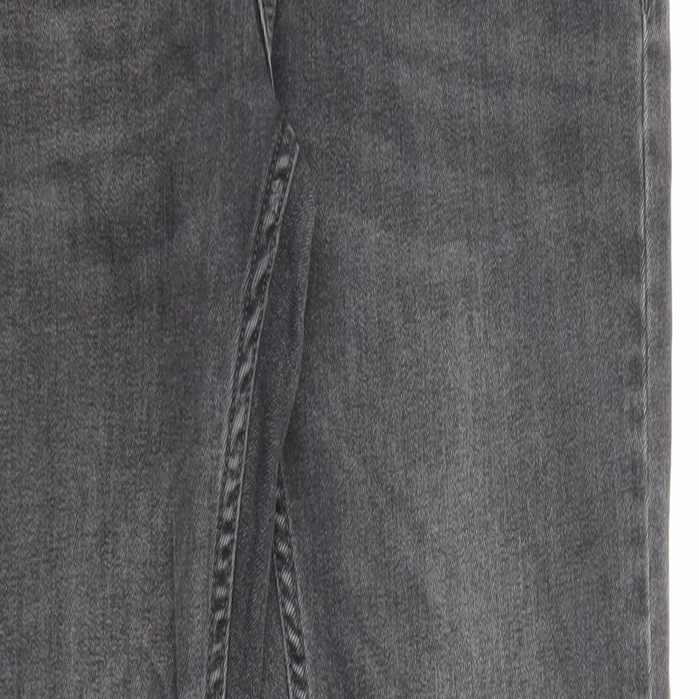 Topman Mens Black Cotton Skinny Jeans Size 32 in L32 in Regular Zip - Pockets