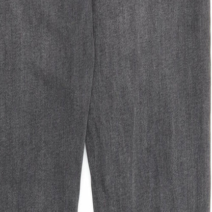 Topman Mens Black Cotton Skinny Jeans Size 32 in L32 in Regular Zip - Pockets