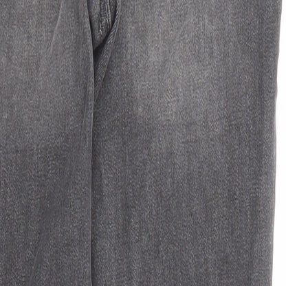 Rockstar Girls Black Cotton Skinny Jeans Size 9 Years L22 in Regular Zip - Pockets