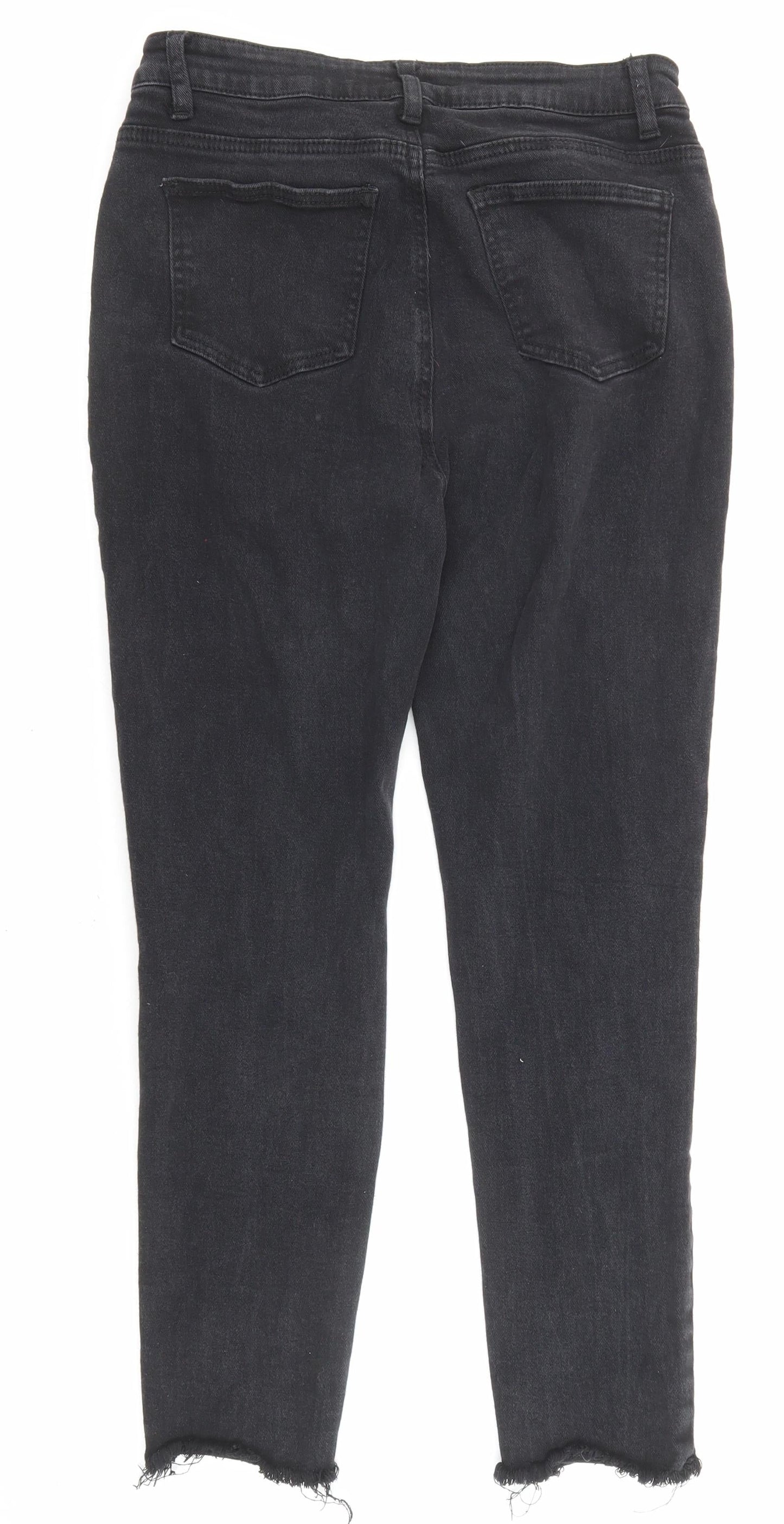 Womens UK Size L Sheilay Regular Fit Skinny Black Jeans