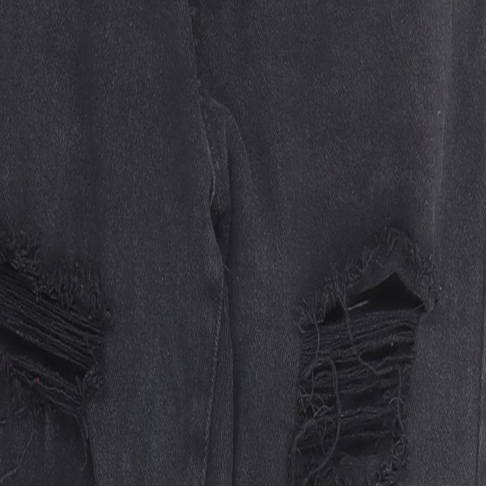 Womens UK Size L Sheilay Regular Fit Skinny Black Jeans