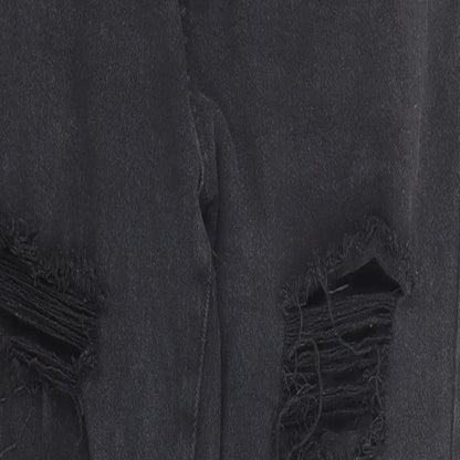 Womens UK Size L Sheilay Regular Fit Skinny Black Jeans