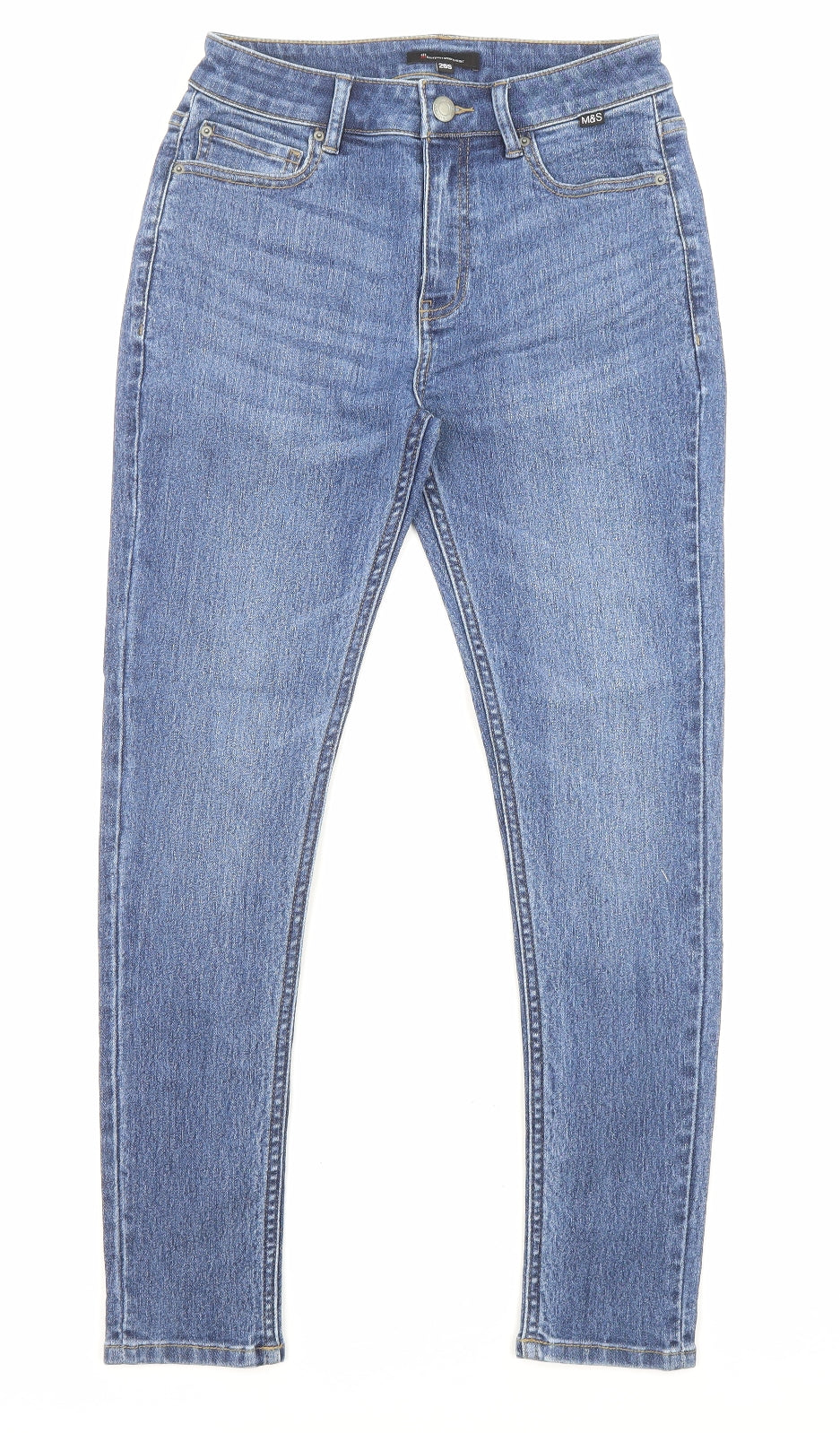 Womens UK Size 26 in Marks and Spencer Regular Fit Skinny Blue Jeans