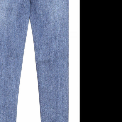 Womens UK Size 26 in Marks and Spencer Regular Fit Skinny Blue Jeans