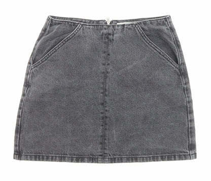 Womens UK Size 8 Topshop A-Line Denim Skirt