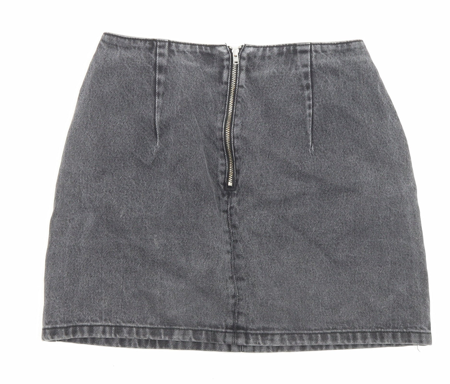 Womens UK Size 8 Topshop A-Line Denim Skirt