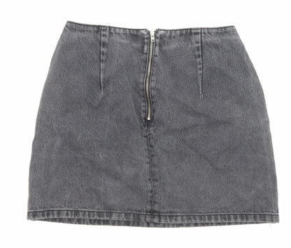 Womens UK Size 8 Topshop A-Line Denim Skirt