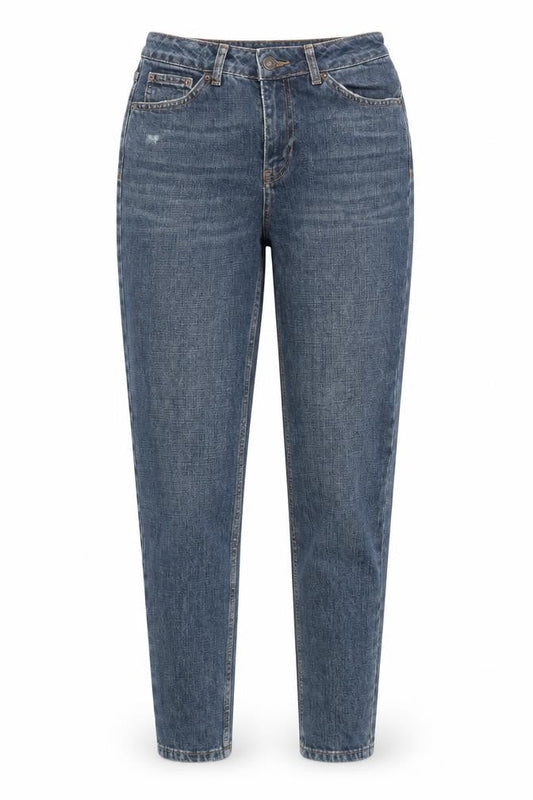 Womens UK Size 26 in Topshop Regular Fit Mom Blue Jeans