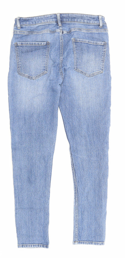 Womens UK Size 32 in Marks and Spencer Regular Fit Straight Blue Jeans