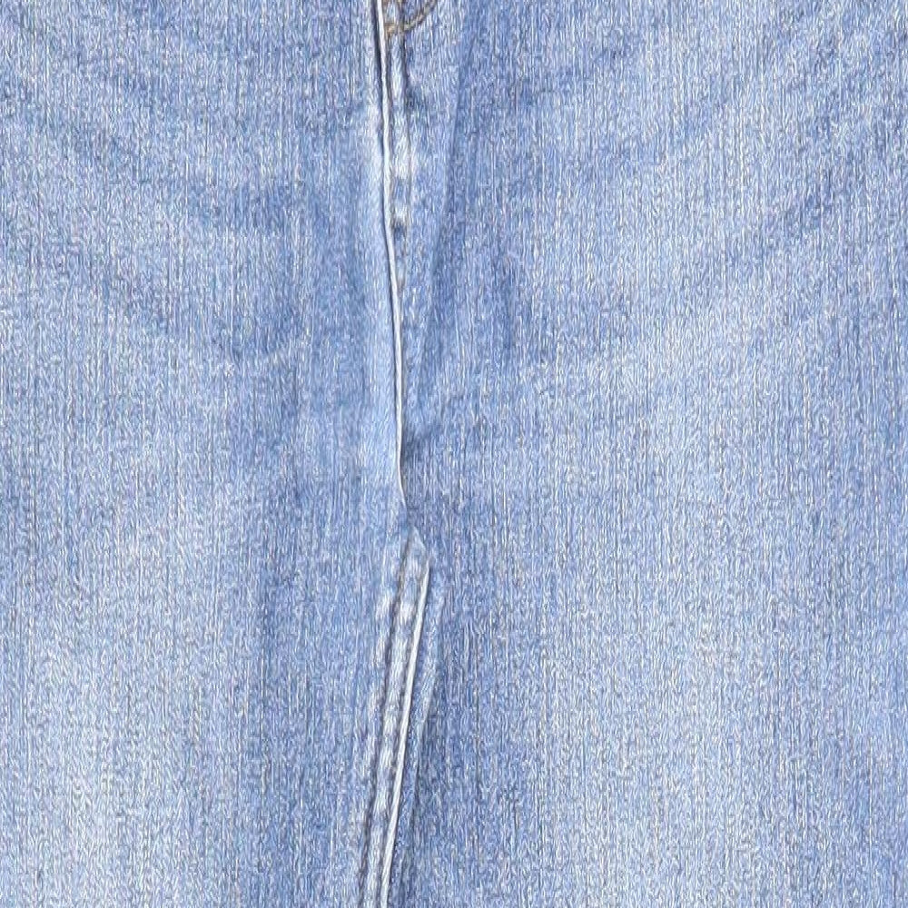 Womens UK Size 32 in Marks and Spencer Regular Fit Straight Blue Jeans