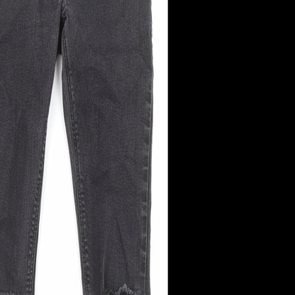 ASOS Mens Black Cotton Skinny Jeans Size 30 in L32 in Regular Zip - Pockets